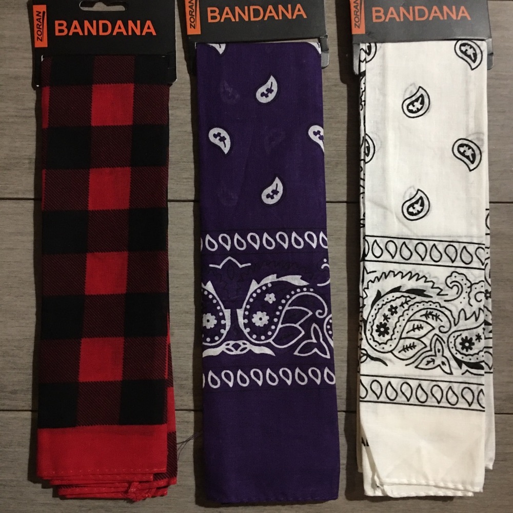 THREE NEW BANDANAS